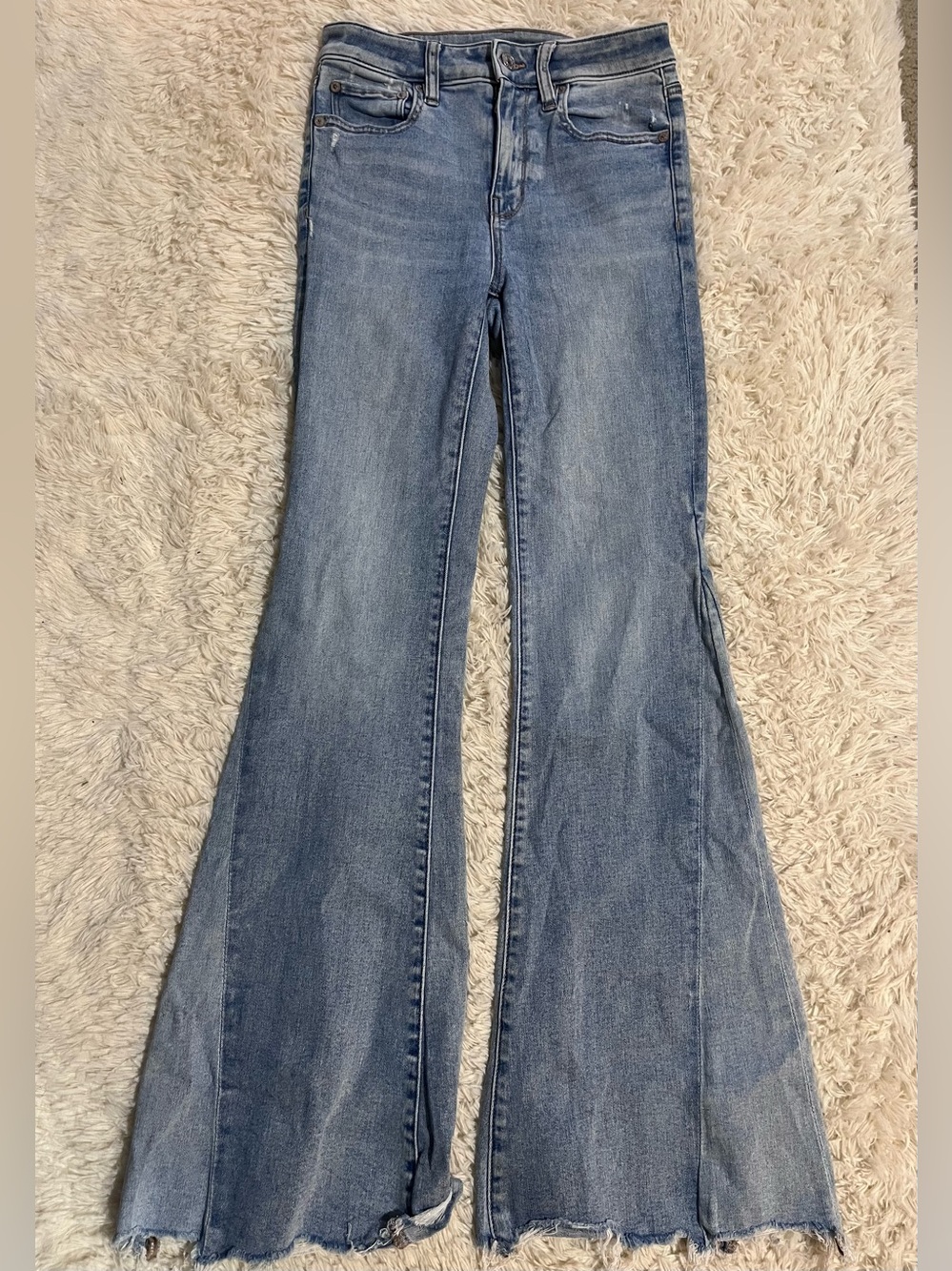 American Eagle Outfitters Light Wash Flare Jeans